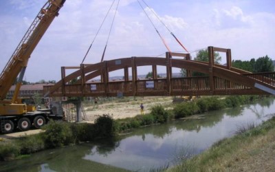 2335 – Puente de 32,50 x 3,00 m en el Canal de Castilla, Grijota