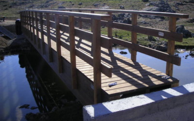 2367 – Puente de 10,00 y 15,00 x 1,35 m en Ahillones, Badajoz